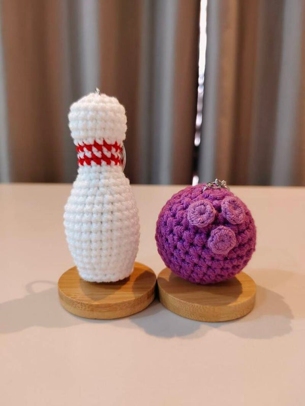 KOB0013 Bowling pin keychain
