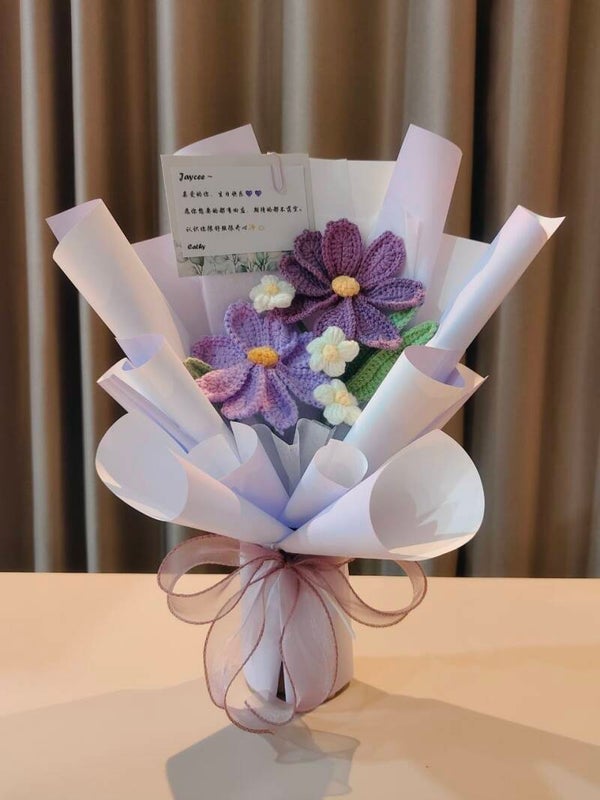 BBS0116 Purple bouquet