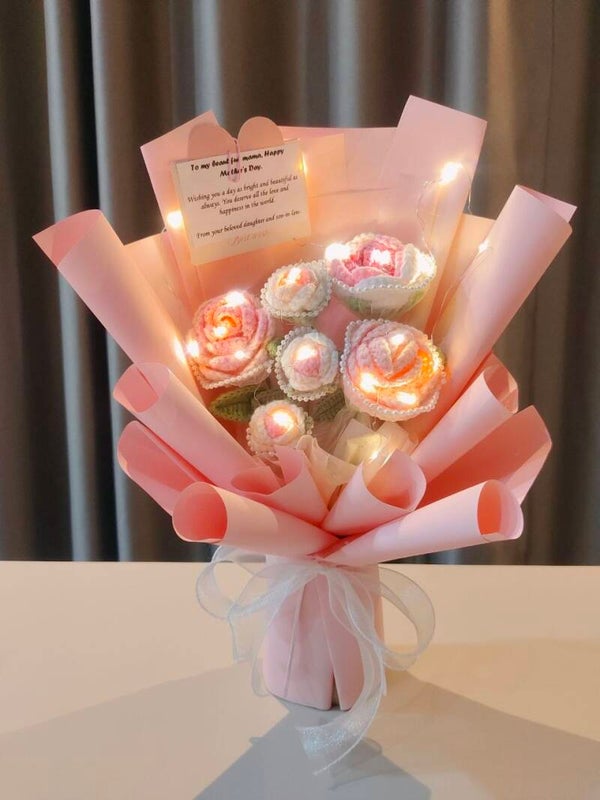 BBF0273 Rose pink bouquet