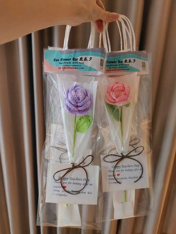 BBS0107 Red rose single stalk