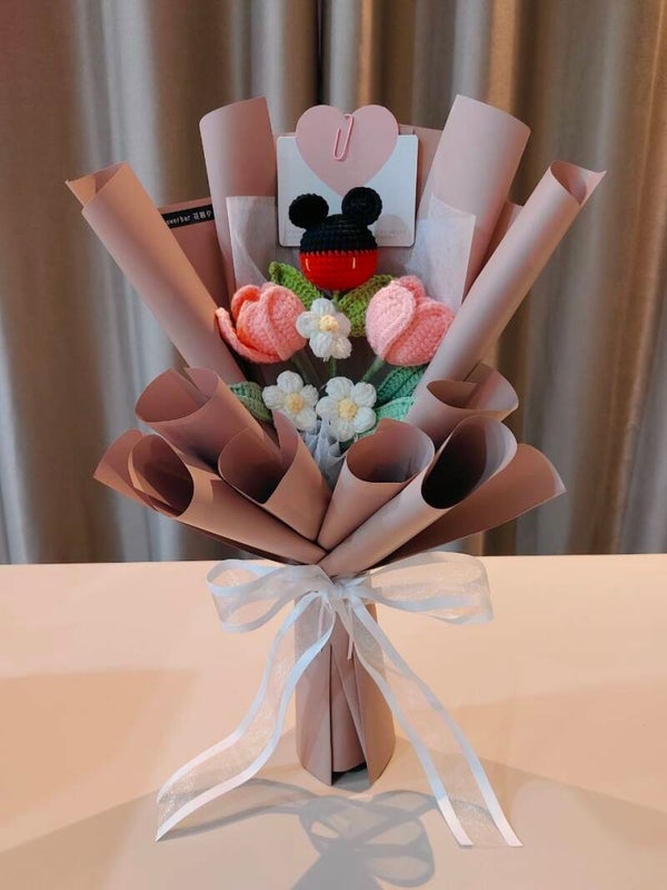 BBF0212 Mickey tulip bouquet