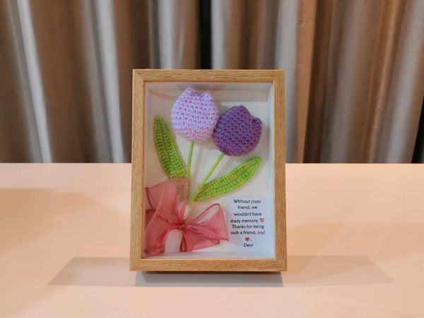 FBW0143 Purple tulip frame