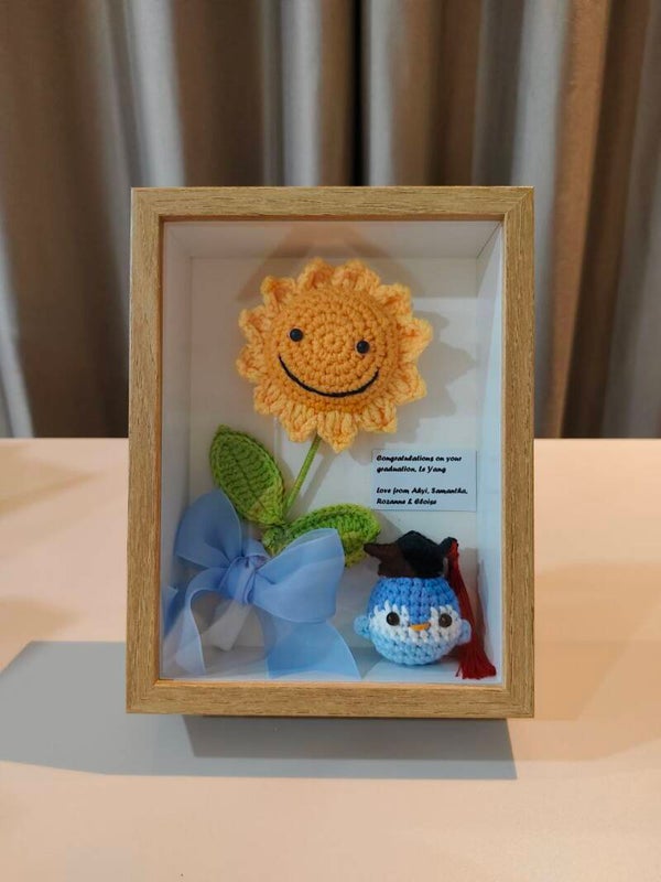 FBW0147 Sunflower penguin frame