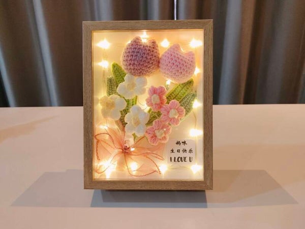 FBW0155 Pink tulip frame