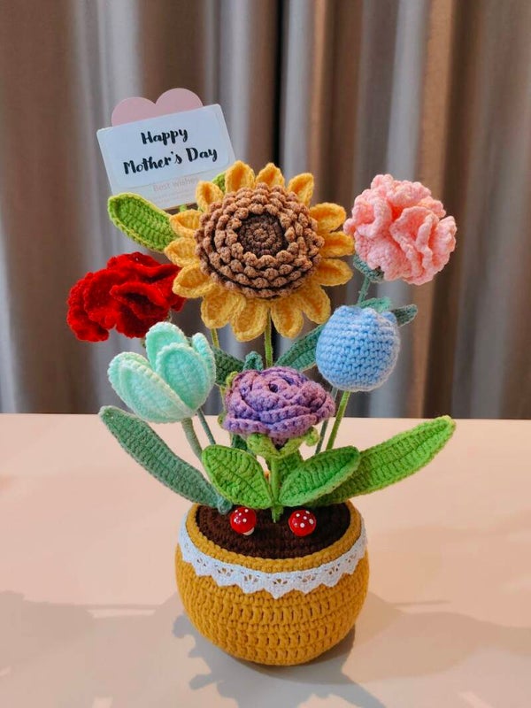 PCL0063 Big sunflower combo flower pot