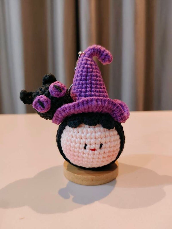 KCH0055 Purple halloween witch