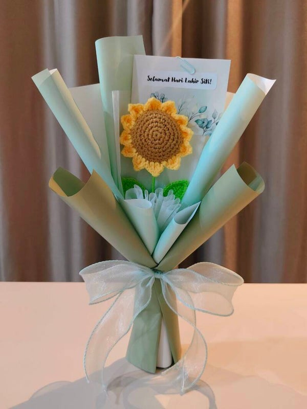 BBS0075 Single sunflower bouquet