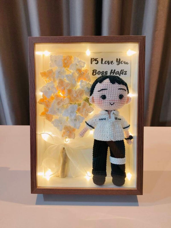 FGW0040 Boss peony flower frame