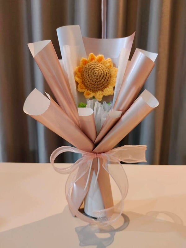 BBS0080 Single sunflower bouquet