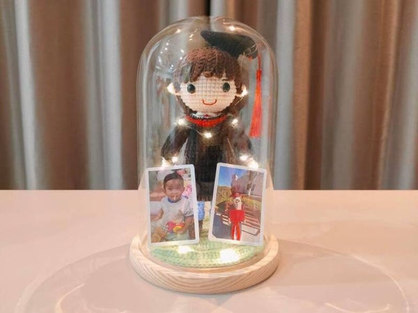 GMA0013 Graduation doll glass