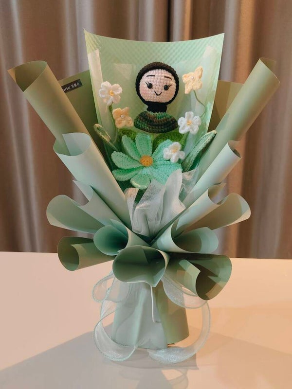 BBF0238 Army green bouquet