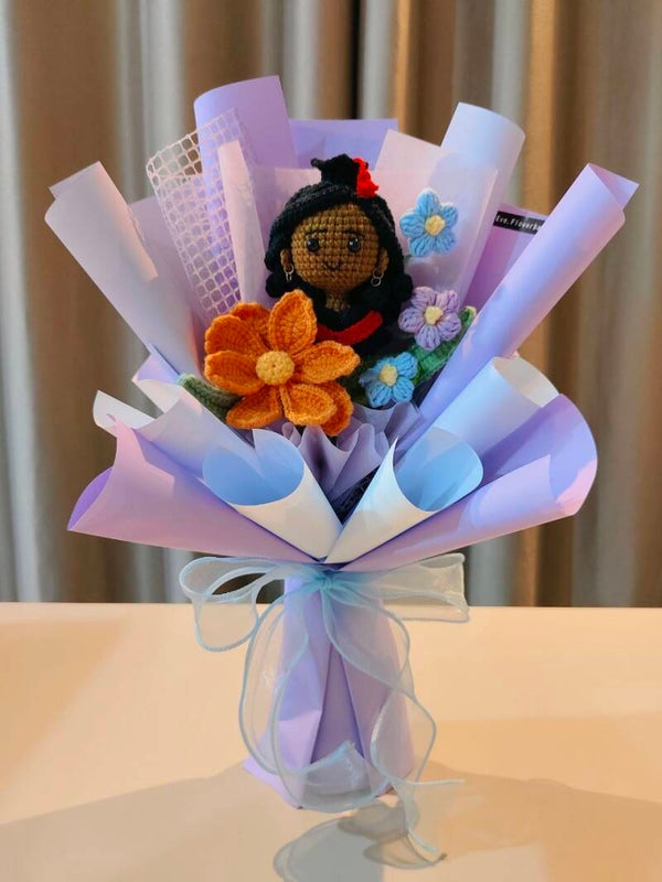 BGA201 Indian girl graduation bouquet