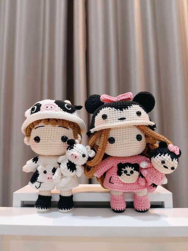 TND0080 Cowboy and Minnie girl couple