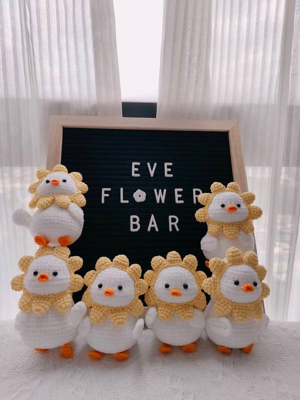 KAL0035 Yellow white duck