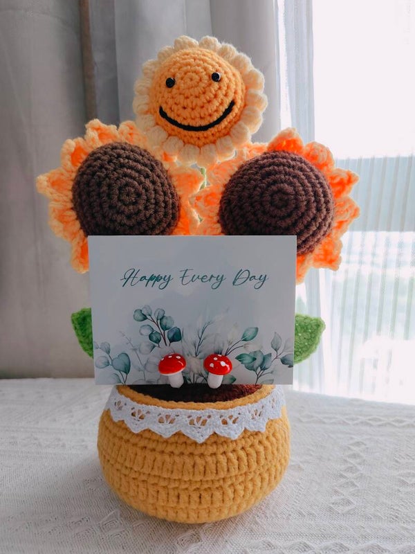 PCL0032 Sunflower pot