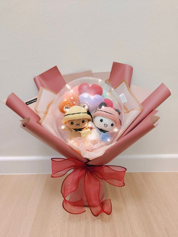 ACR0026 Bubu Dudu love acrylic pot