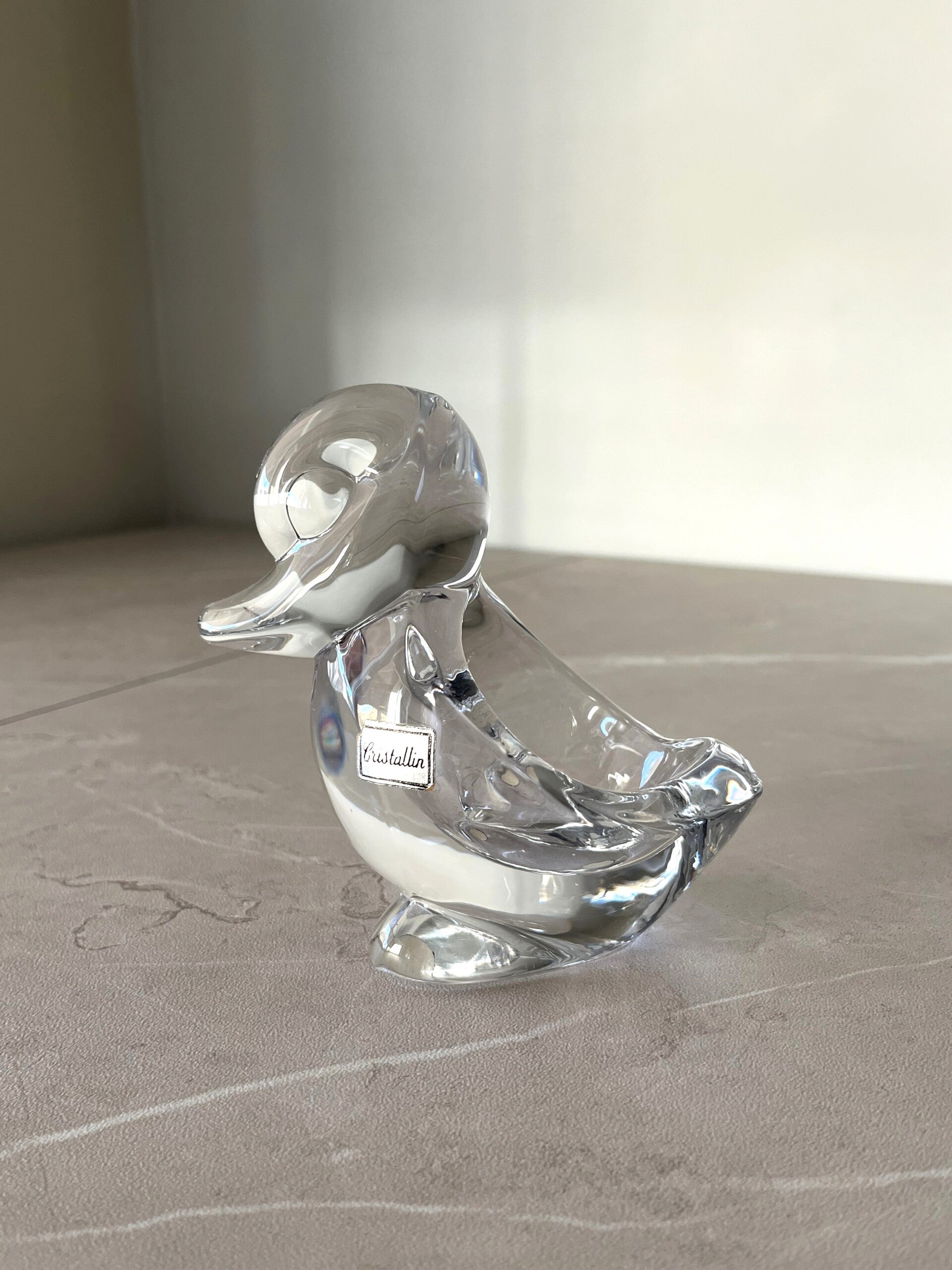 Canard en cristal de Vannes