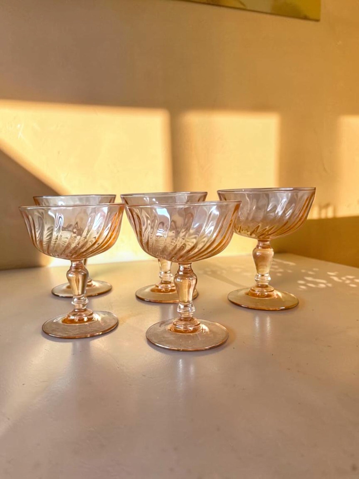 Coupes à champagne Rosaline