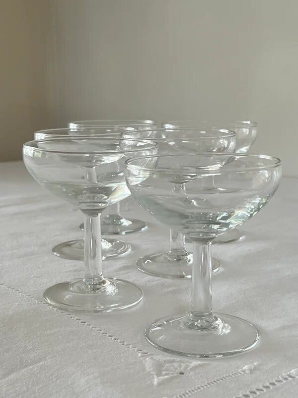 Coupes à champagne vintage