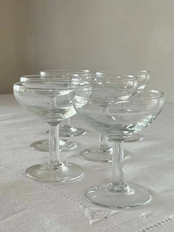 Coupes à champagne vintage