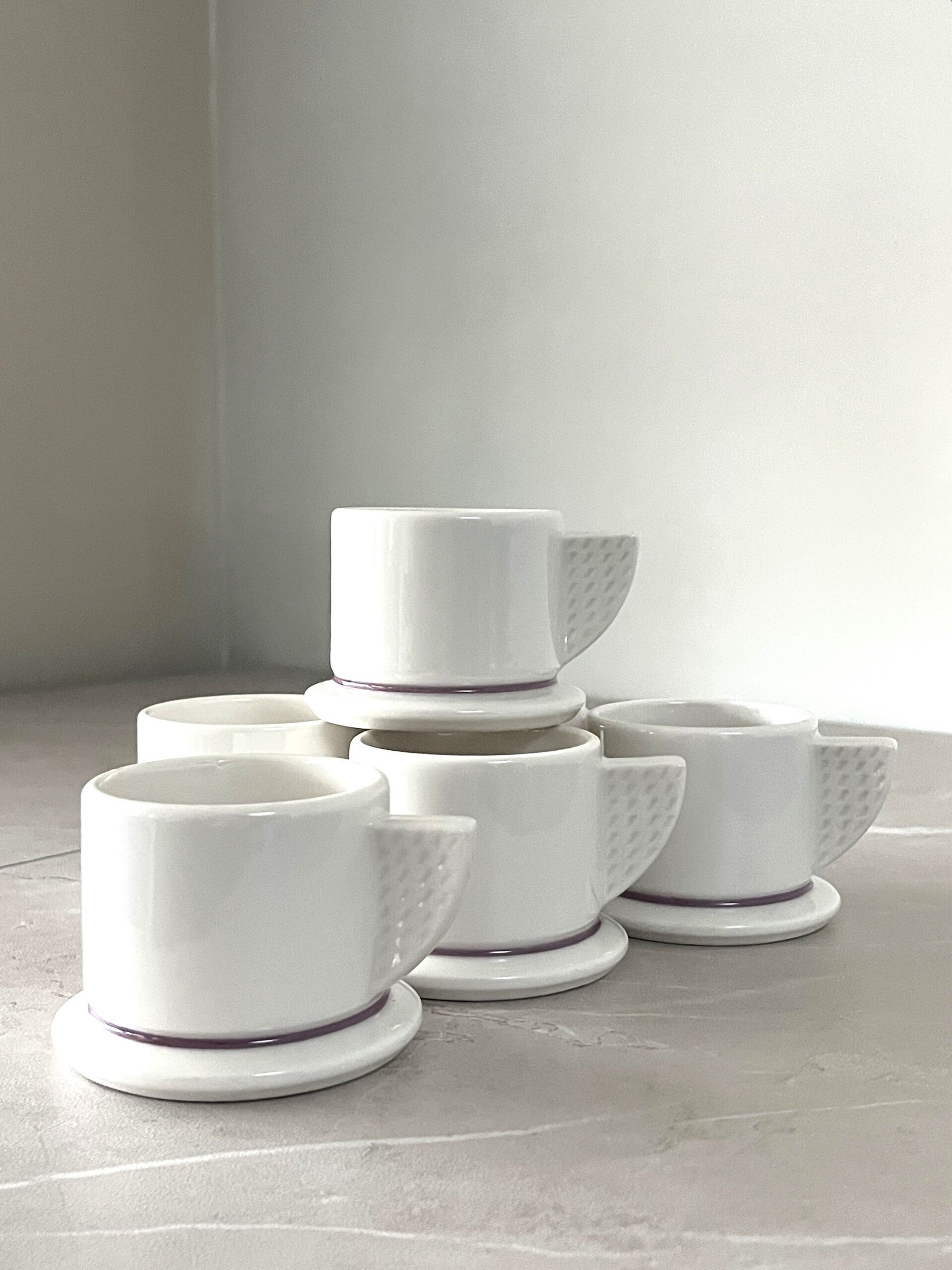 6 tasses à expresso originales