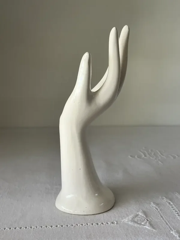 Soliflore main blanc