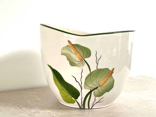 Cache-pot vintage en céramique
