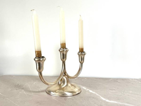 Candélabre chandelier vintage trois branches