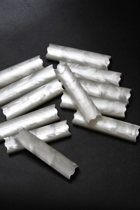 Porte ou repose couteaux vintage en faux nacre