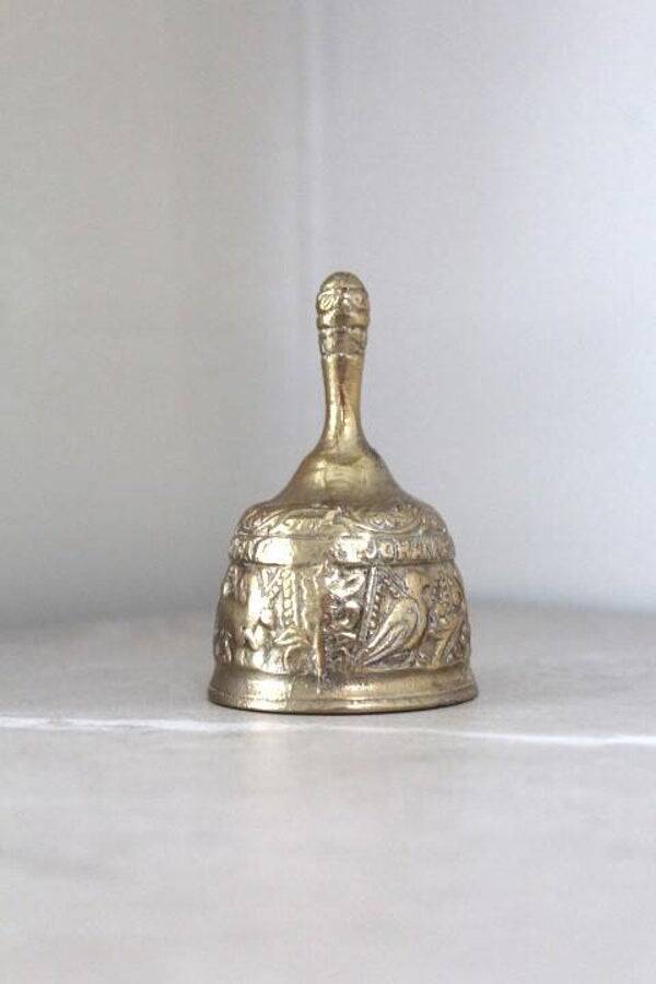 Cloche en laiton vintage Années 90