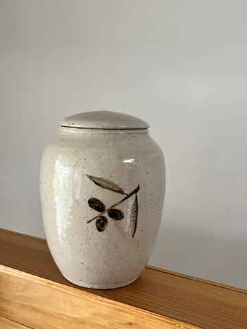 Pot en grès vintage