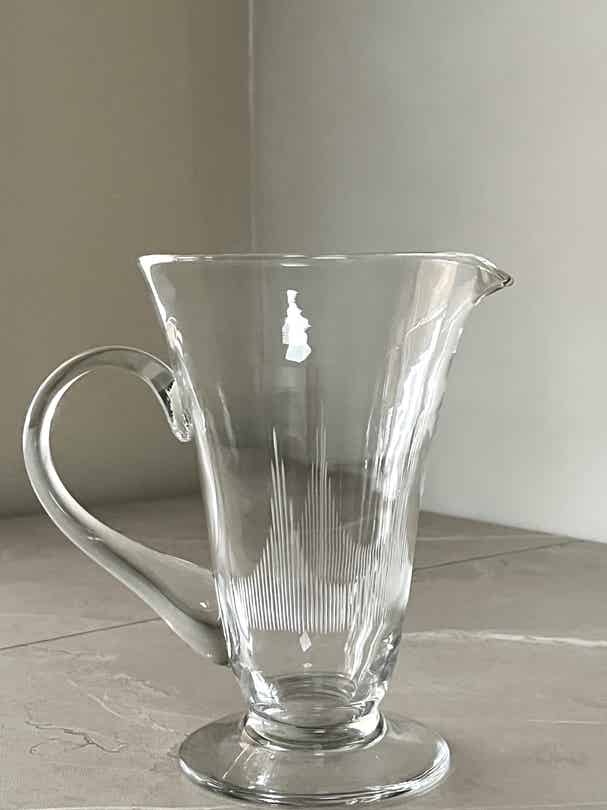 Pichet Art Déco en verre