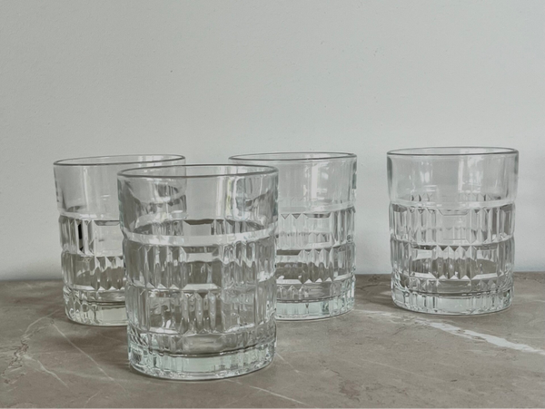 4 verres à whisky français