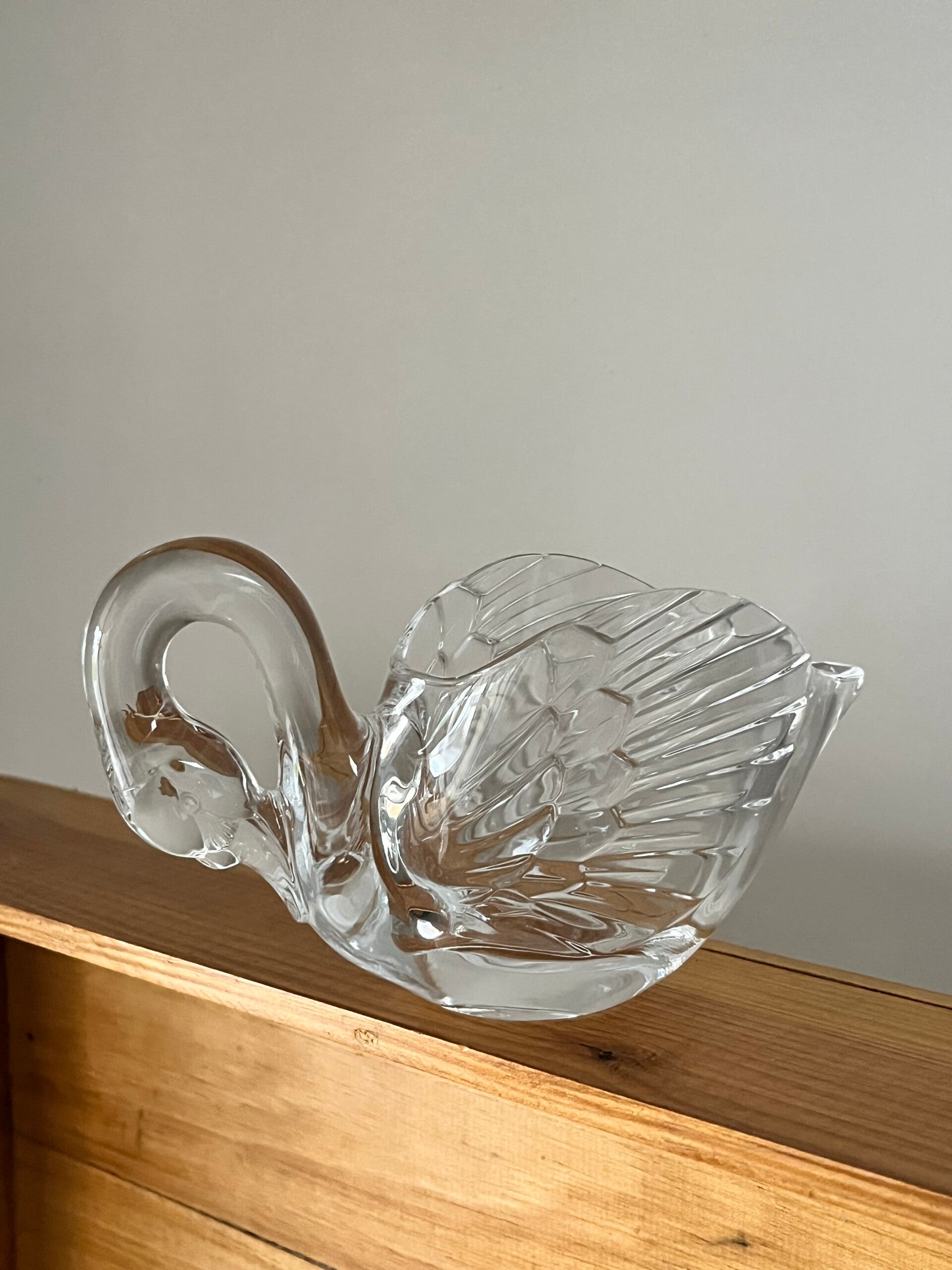 Saucière vintage en cristal