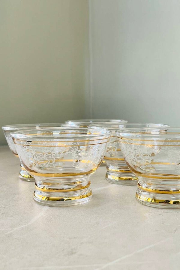 Coupe ou coupelle vintage (Lot de 5)