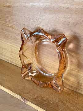 Cendrier rose France vintage