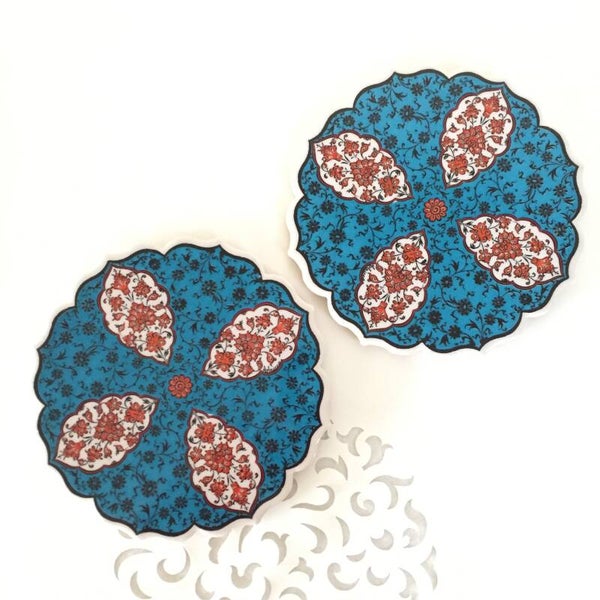 2 dessous de plat en céramique