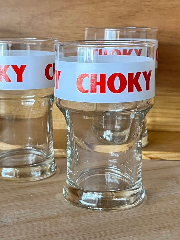 Verres Choky vintage