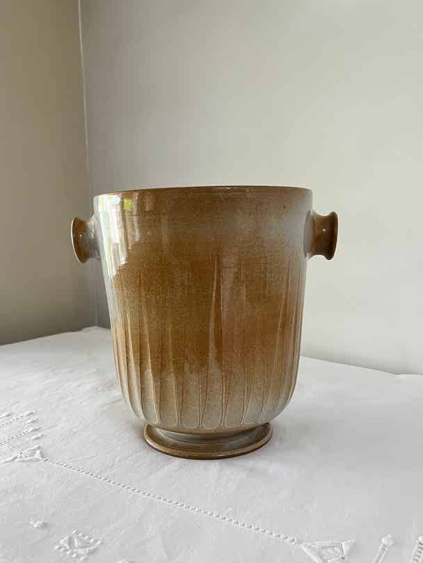 Seau à champagne en grès