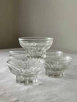 6 coupes à champagne vintage