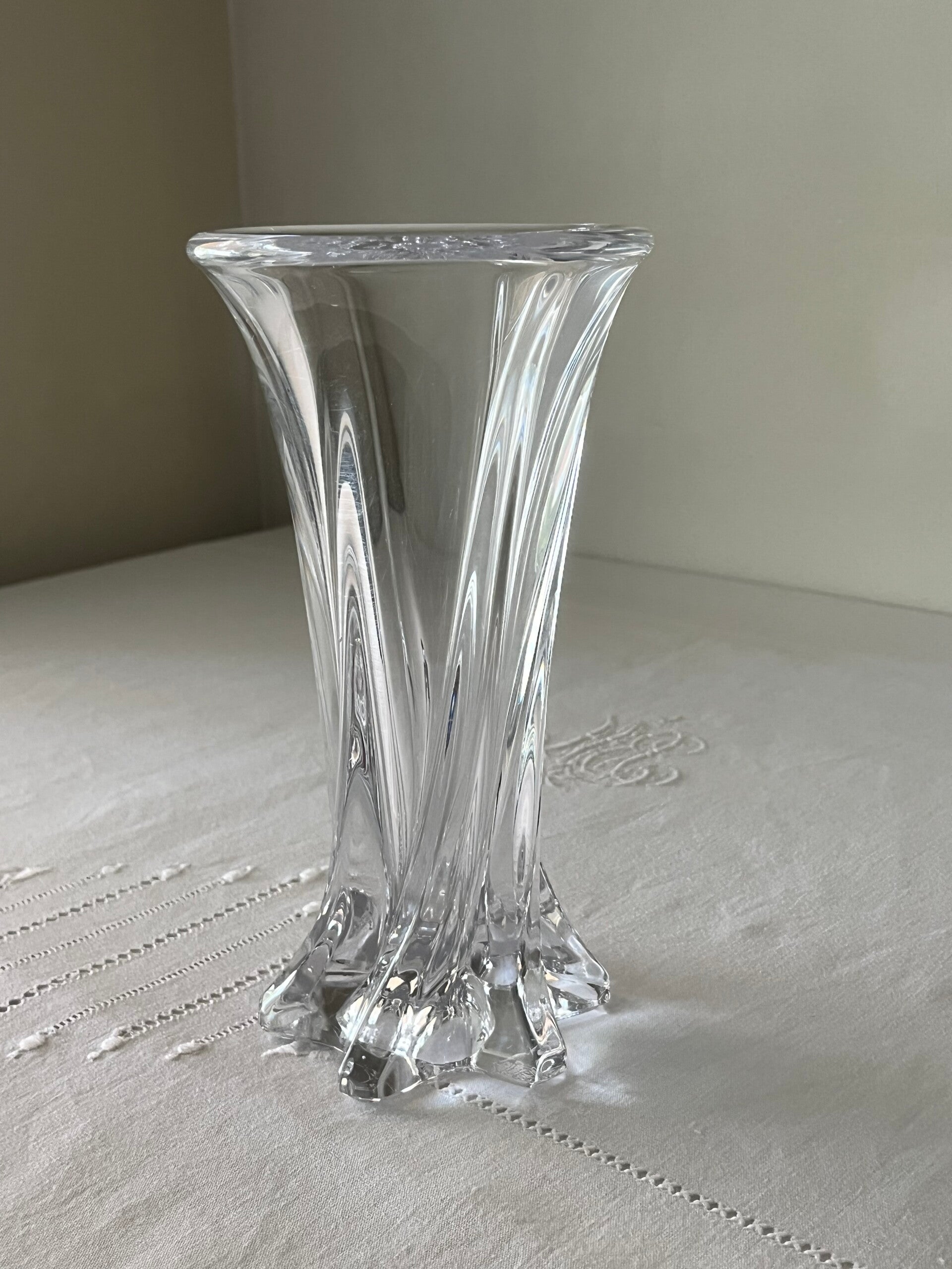 Vase en cristal de Vannes - Crystal vase from Vannes