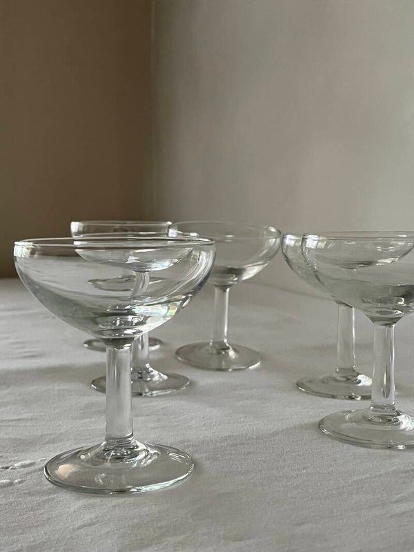 Coupes à champagne vintage