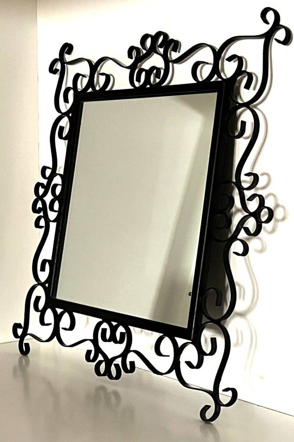 Miroir vintage en fer forgé