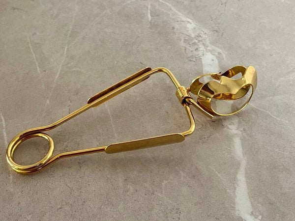 Pince à escargot métal doré Lanvin