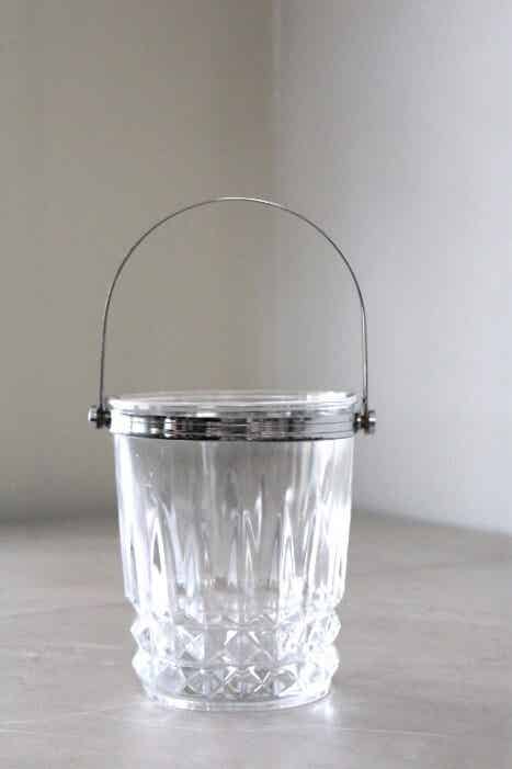 Seau à glace en cristal Années 60 - 70