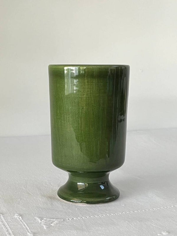 Vase calice vert