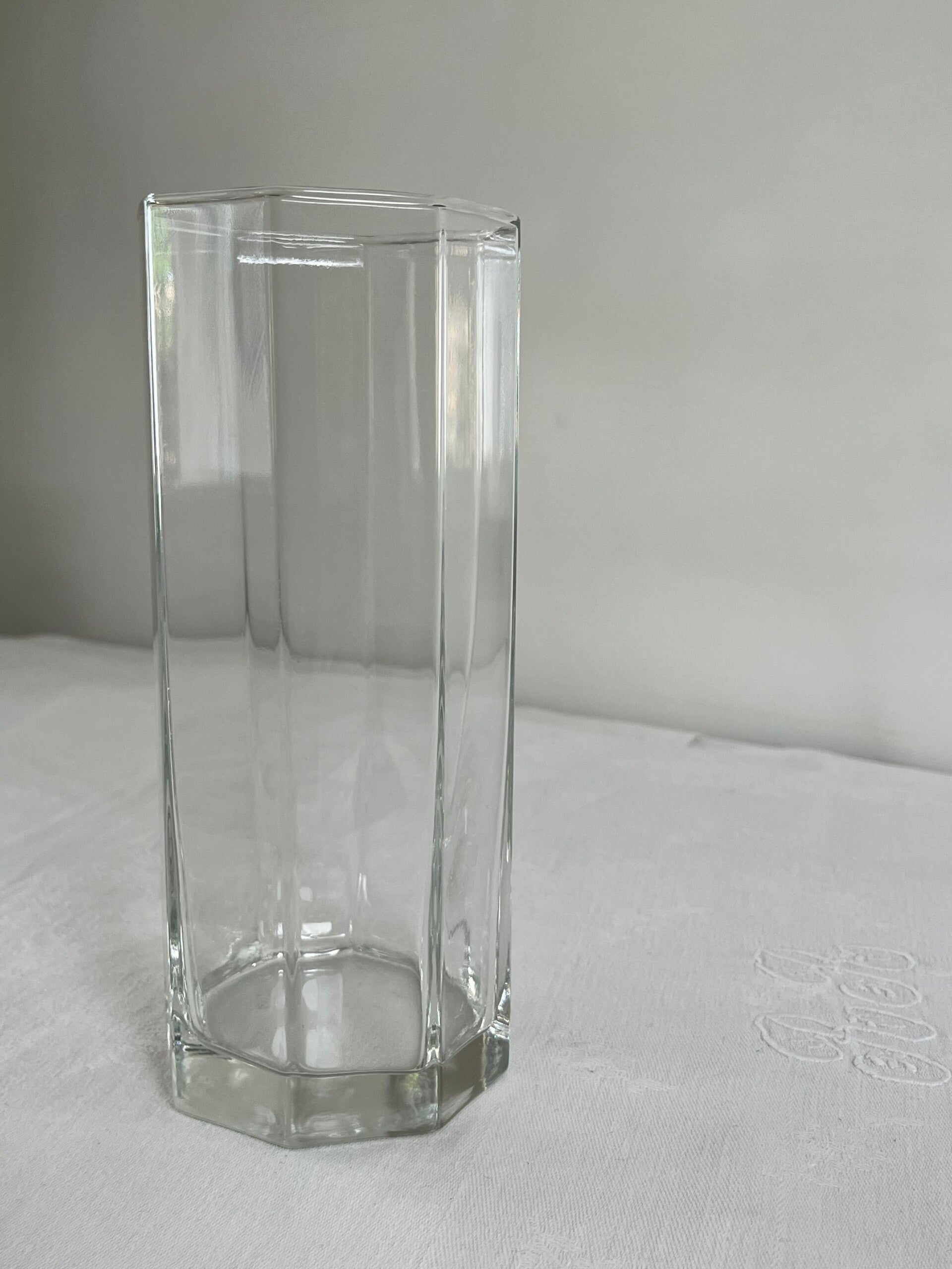 Vase octogonal vintage