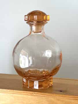 Petite carafe à liqueur rose