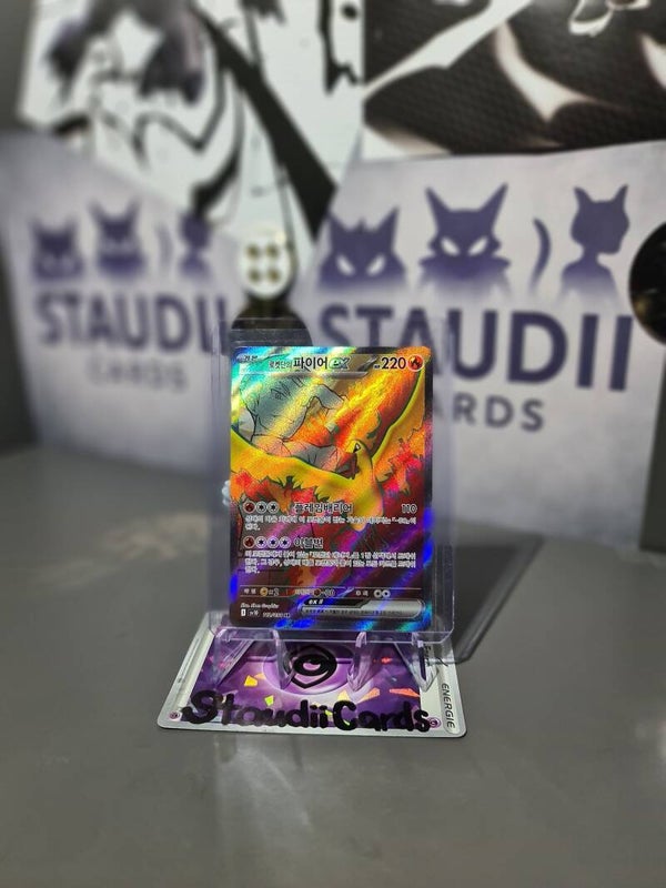 Team Rocket`s Moltres ex sv10 112 - koreanish