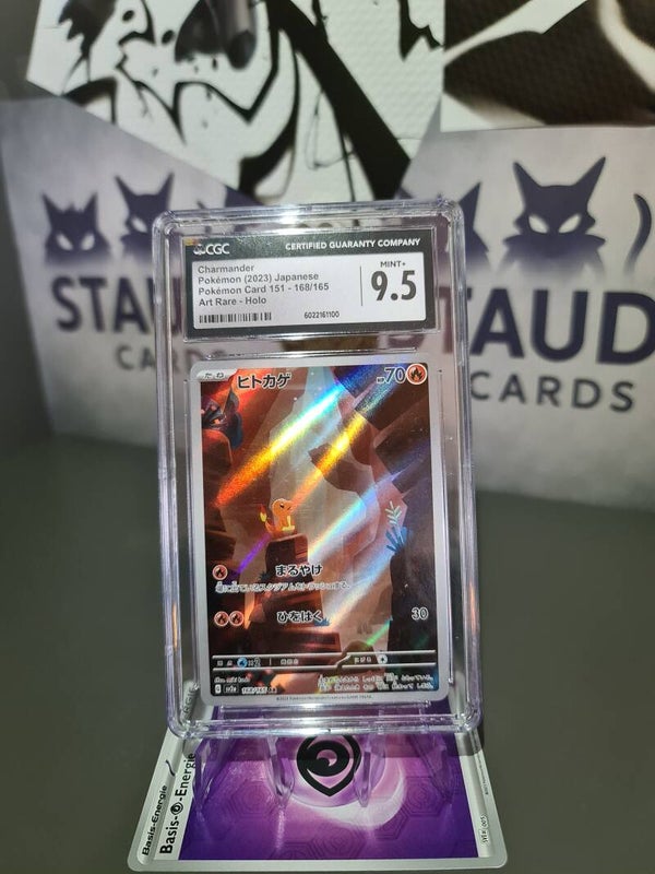 Charmander – CGC 9.5 – Pokémon Card 151 (JP) 168/165 – Art Rare
